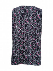 Floral Print Tank Top V Neck Sleeveless Summer Top