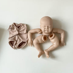 19 Inch Unpainted DIY Reborn Doll Kit With Cloth Body