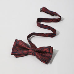 Men's Business Groom Double Layer Bow Tie