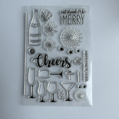 Cartoon Transparent Stamp Reusable Stationery for Students