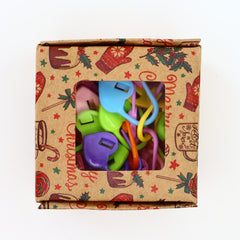 50 Heart Stitch Markers with Storage Box - Knitting & Crochet