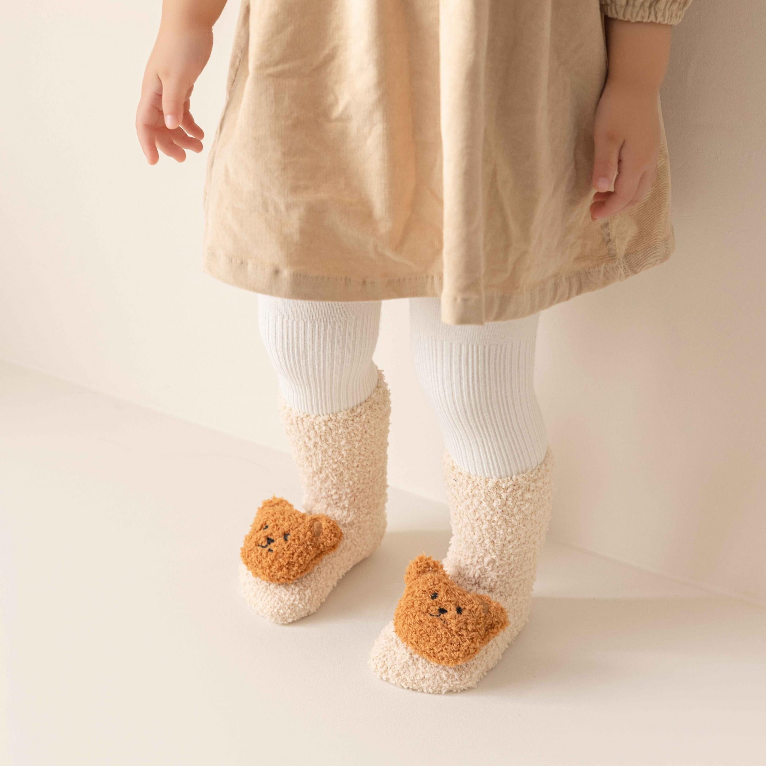 4 Pairs Baby Non slip Warm Floor Socks Yoga Socks