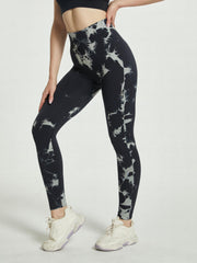 Tie Dye Yoga Leggings High Waist Sports Pants