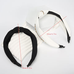 Chain Fabric Headband Wide Hair Hoop Hair Accessories for Women Girls