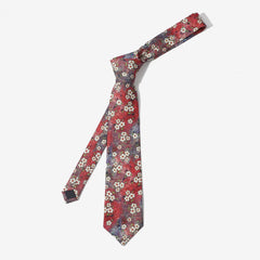 Men's Retro Party Style Gradient Flower Cotton Tie