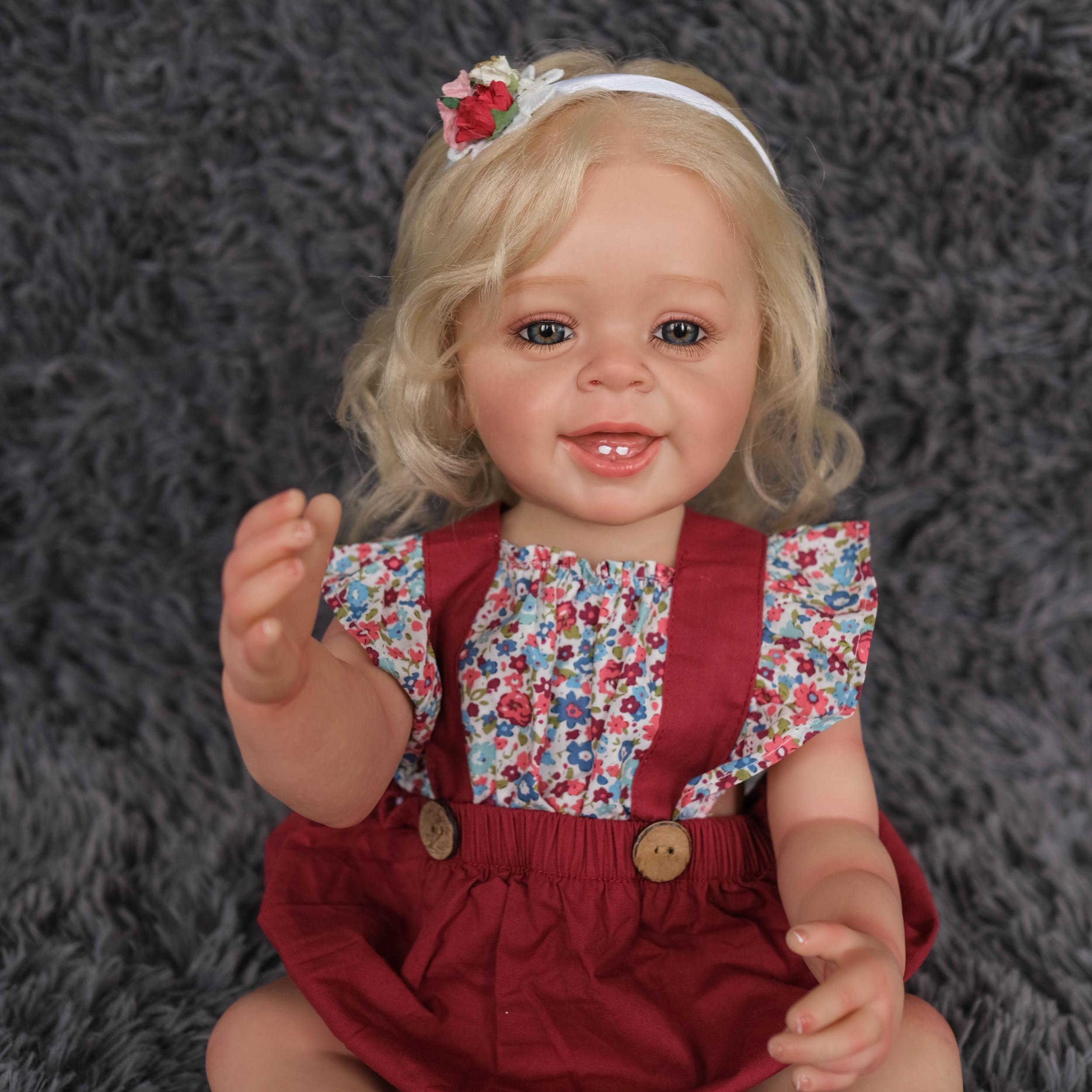 22 Inch Soft Touch Reborn Baby Doll Realistic 3D Princess