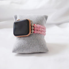 Pink Crystal Elastic Strap for Smart Watch