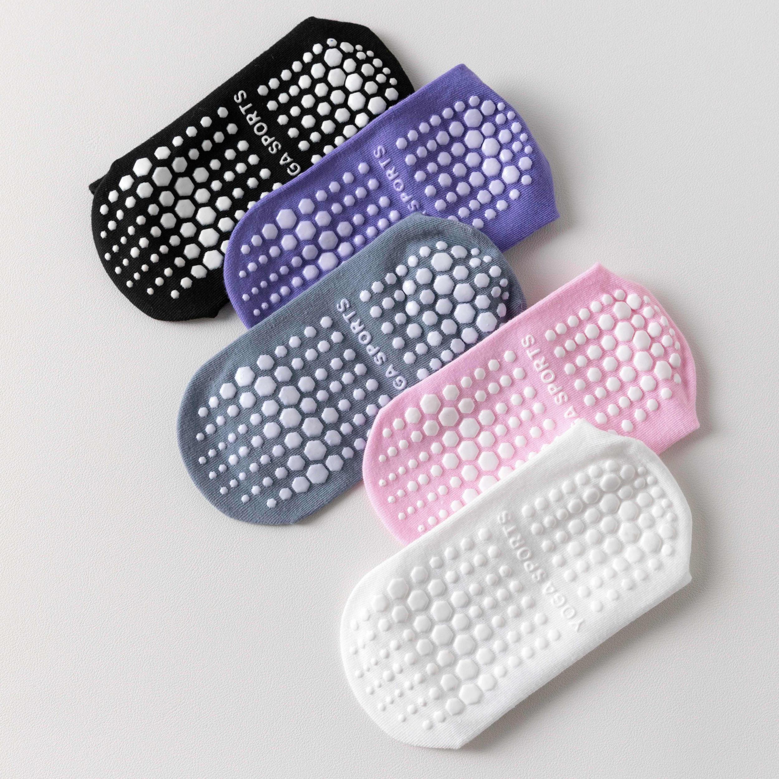 Professional Yoga Socks Non slip Grips Breathable Dance Training Socks