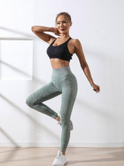 Leopard Print High Stretch Butt Lifting Sports Leggings