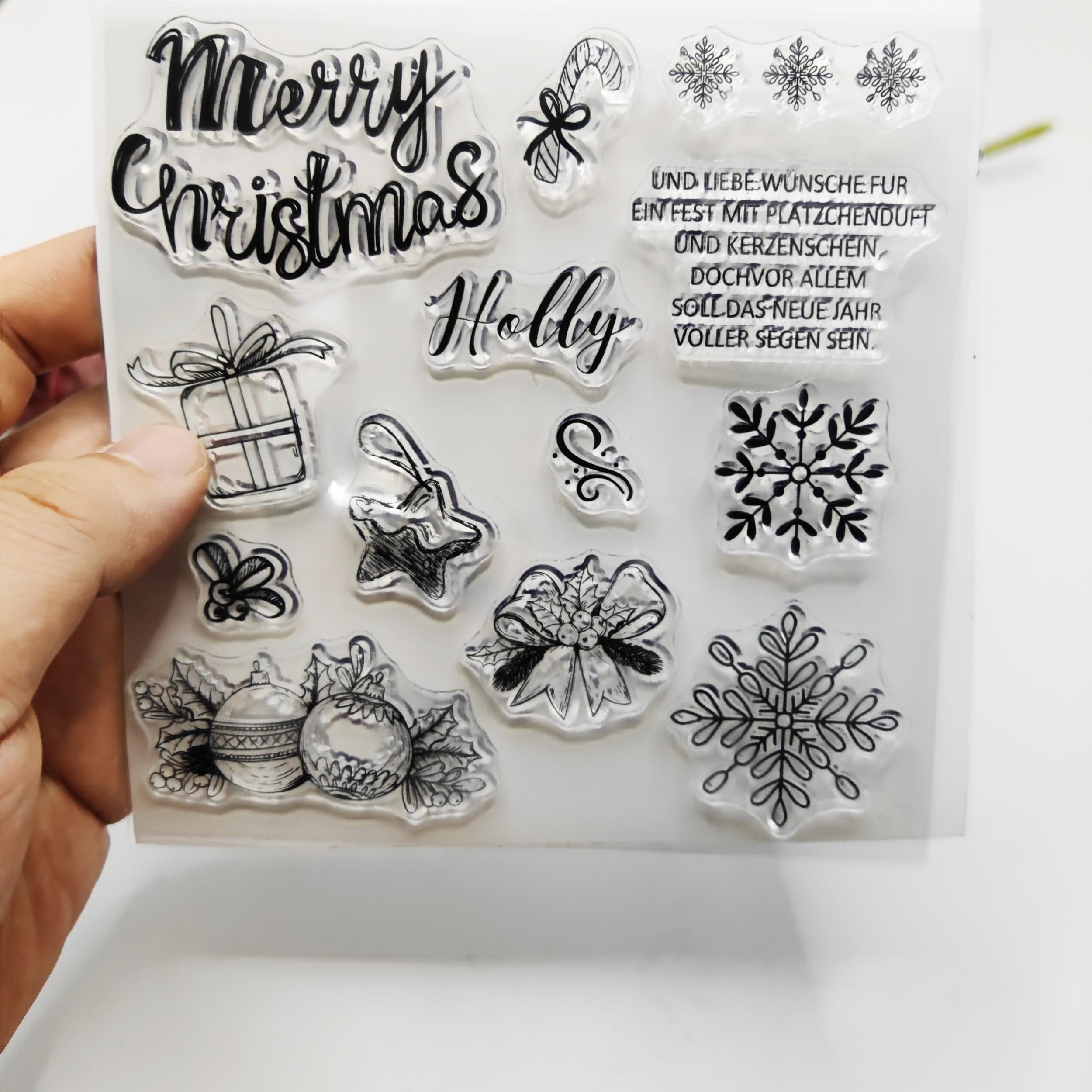 Christmas Snowflake Gift Stamp