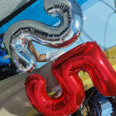 32 inch Red Digital Balloon as Party Supplies
