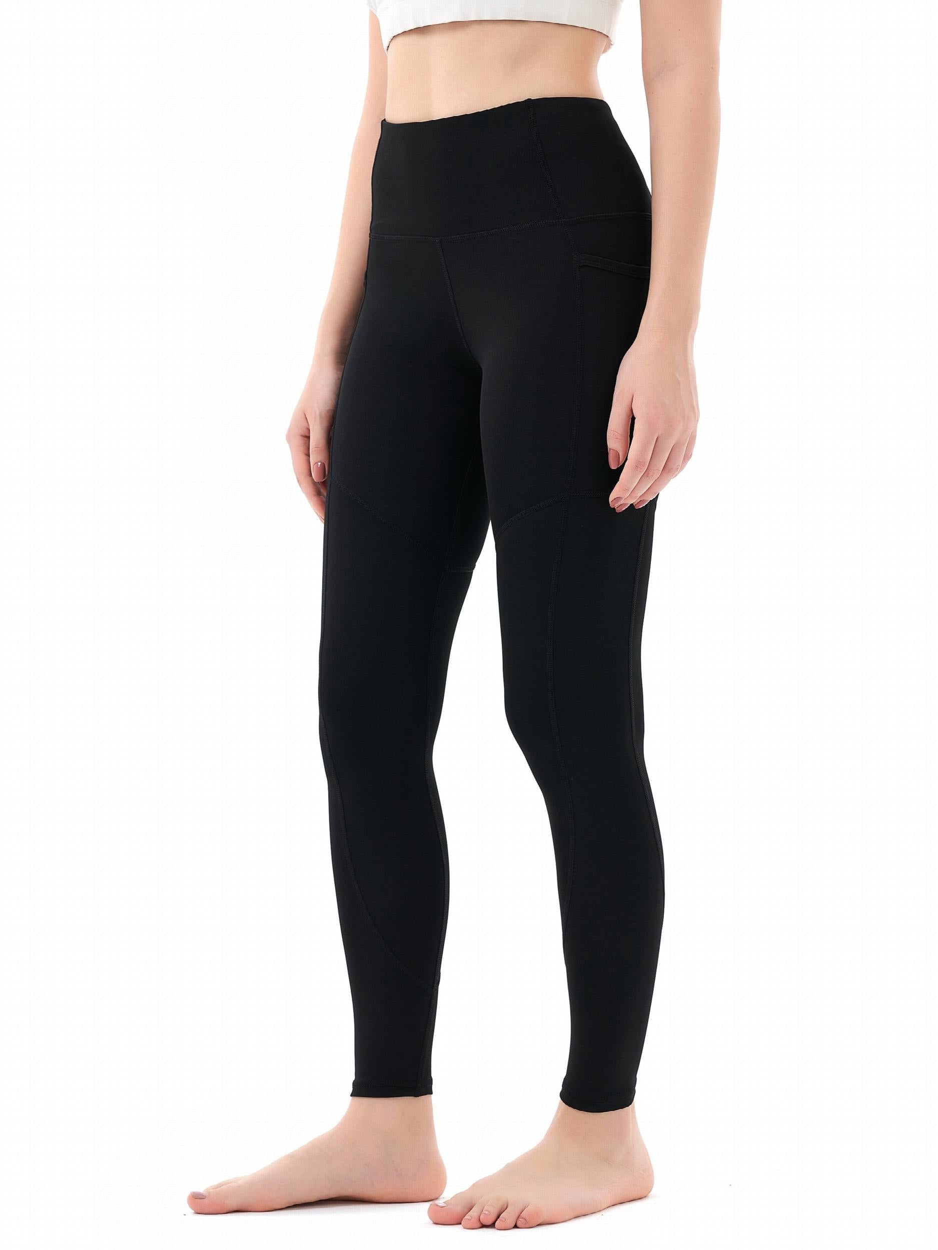 High Waist Yoga Leggings With Pockets Compression Gym Pants