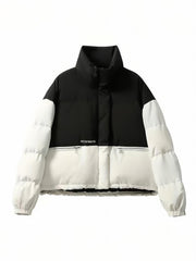 Warm Stand Collar Puffer Jacket Women