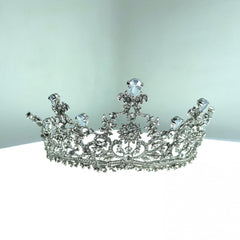 Girls Zircon Crown Rhinestone Hair Accessories for Party Wedding