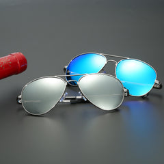 Men's Polarized Toad Mirror Sunglasses Aluminum Alloy Eyewear