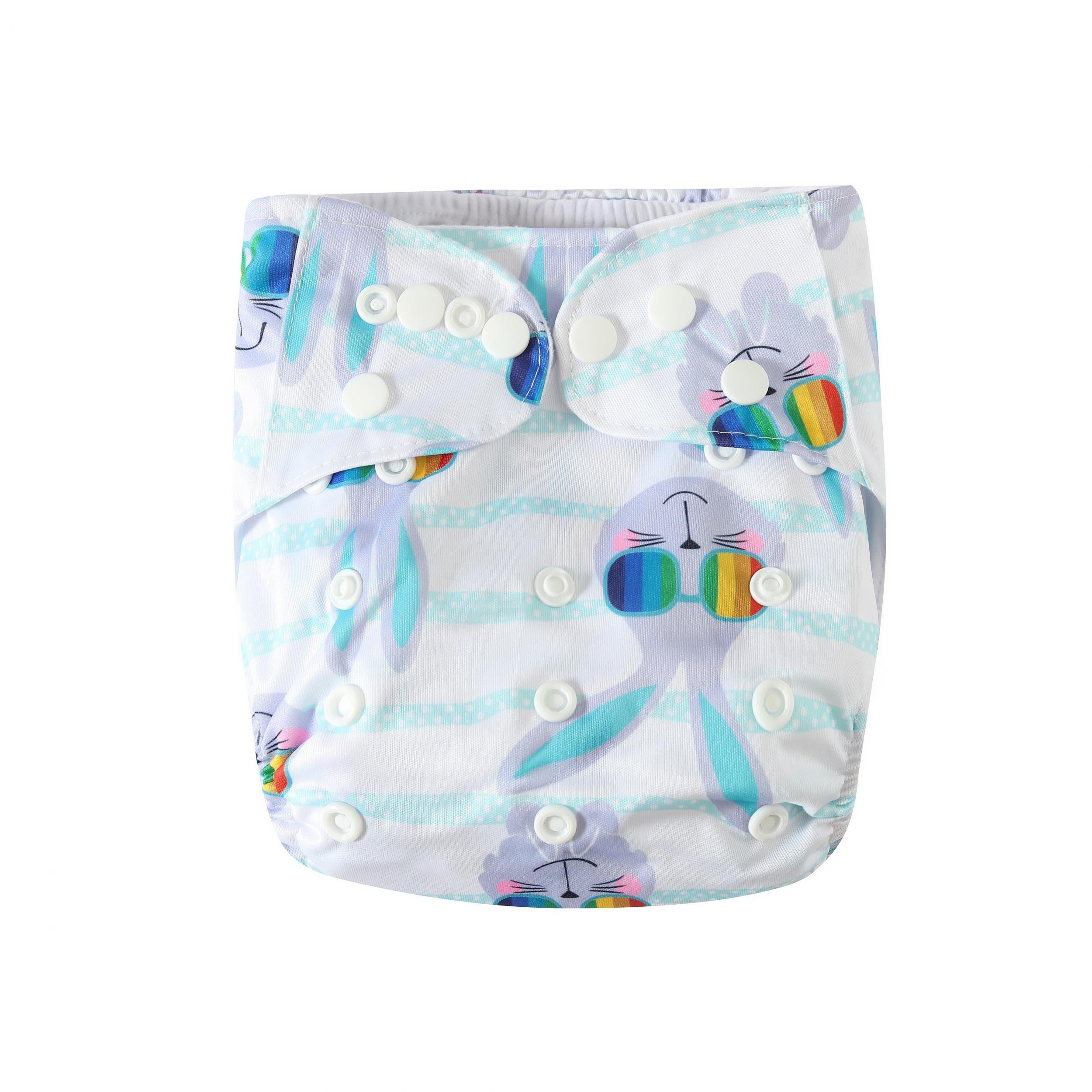 Washable Eco Friendly Cloth Diaper Covers With Insert