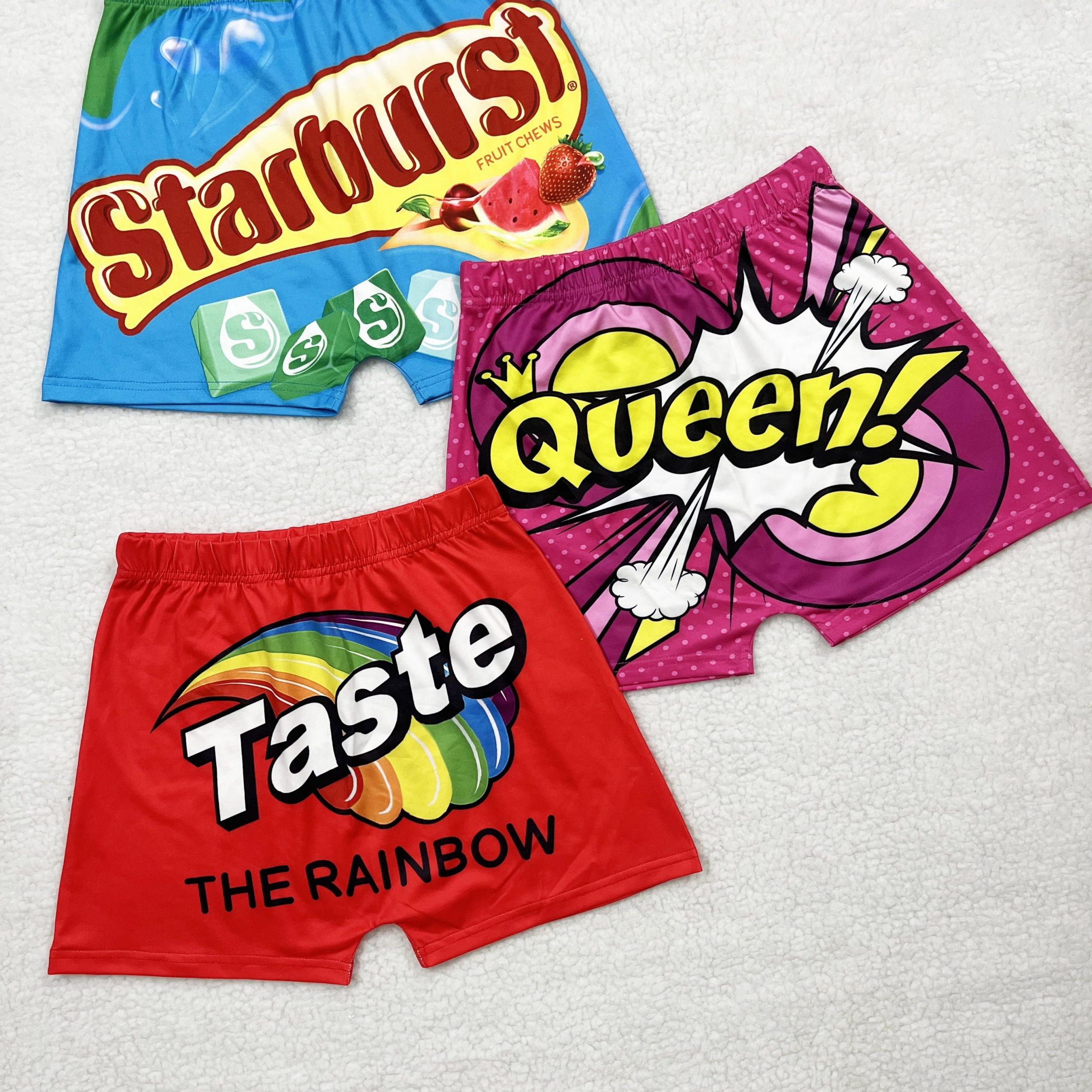 3 Pack Letter Print Shorts - Women's Spring & Summer Clothing