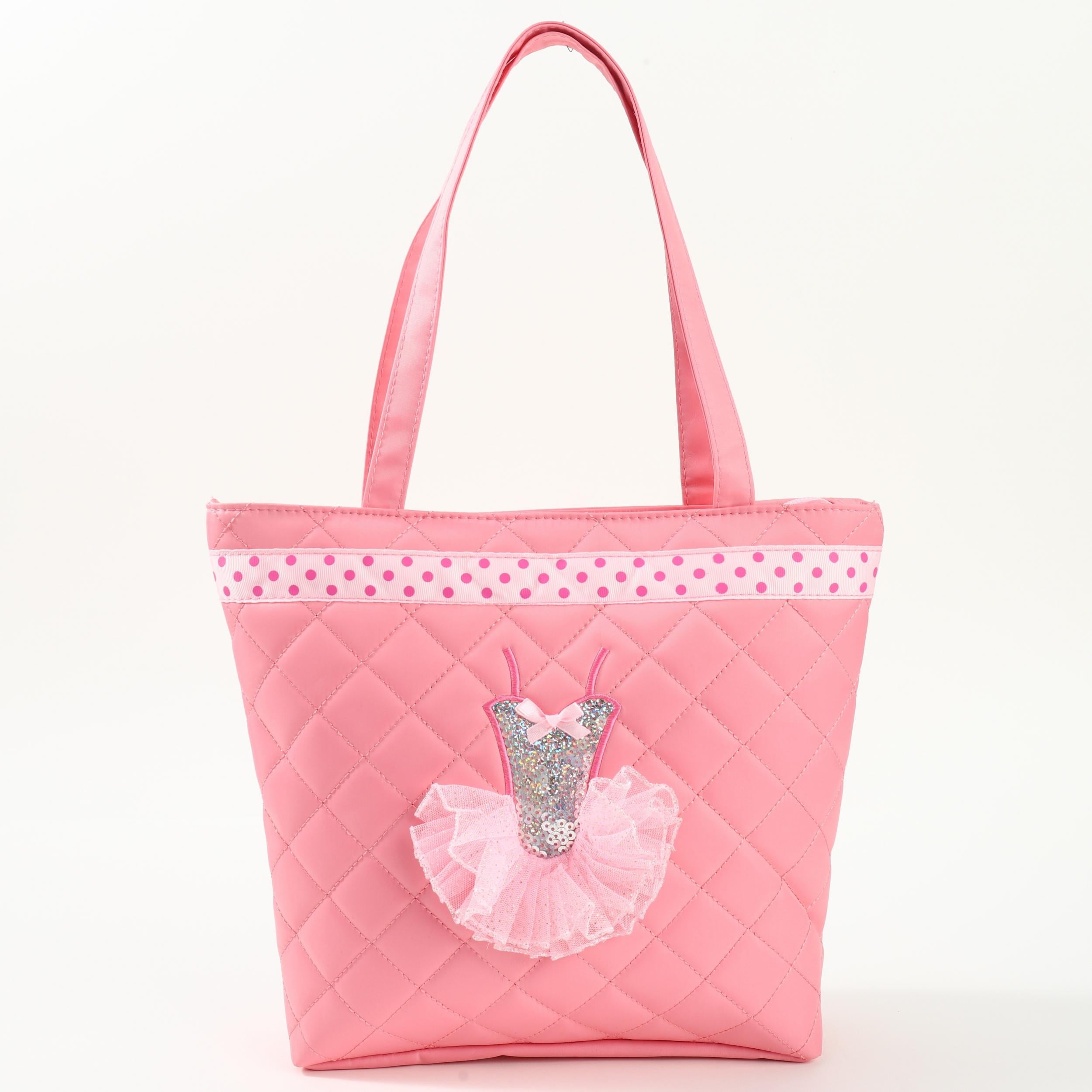 Girls Dance Bag Ballet Dress Handbag Shoulder Duffle Bag Waterproof Tote Bag