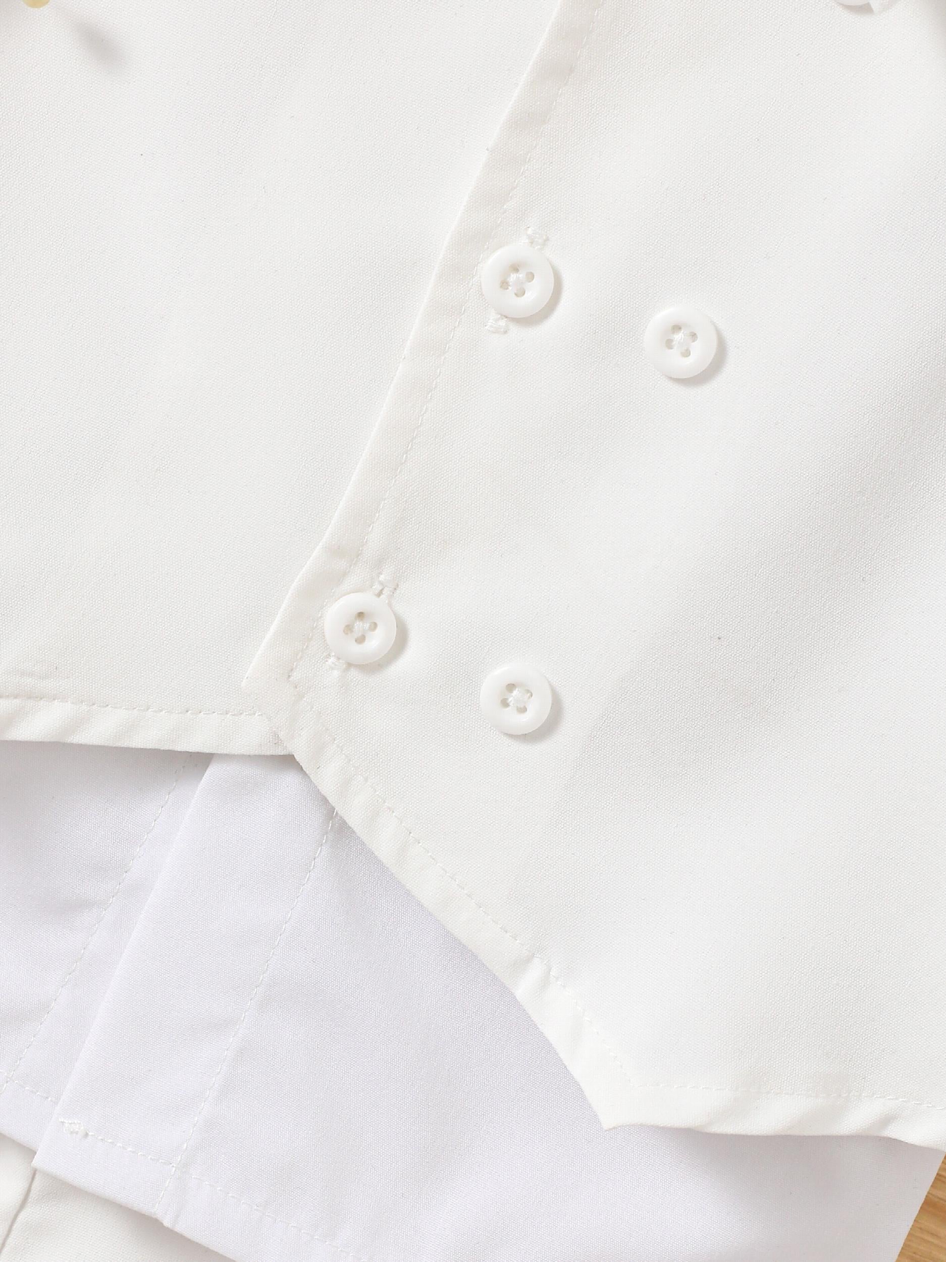Boys Baptism Dress Little Gentleman Outfit 3pcs Set