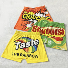 3 Pack Letter Print Waist Shorts for Women