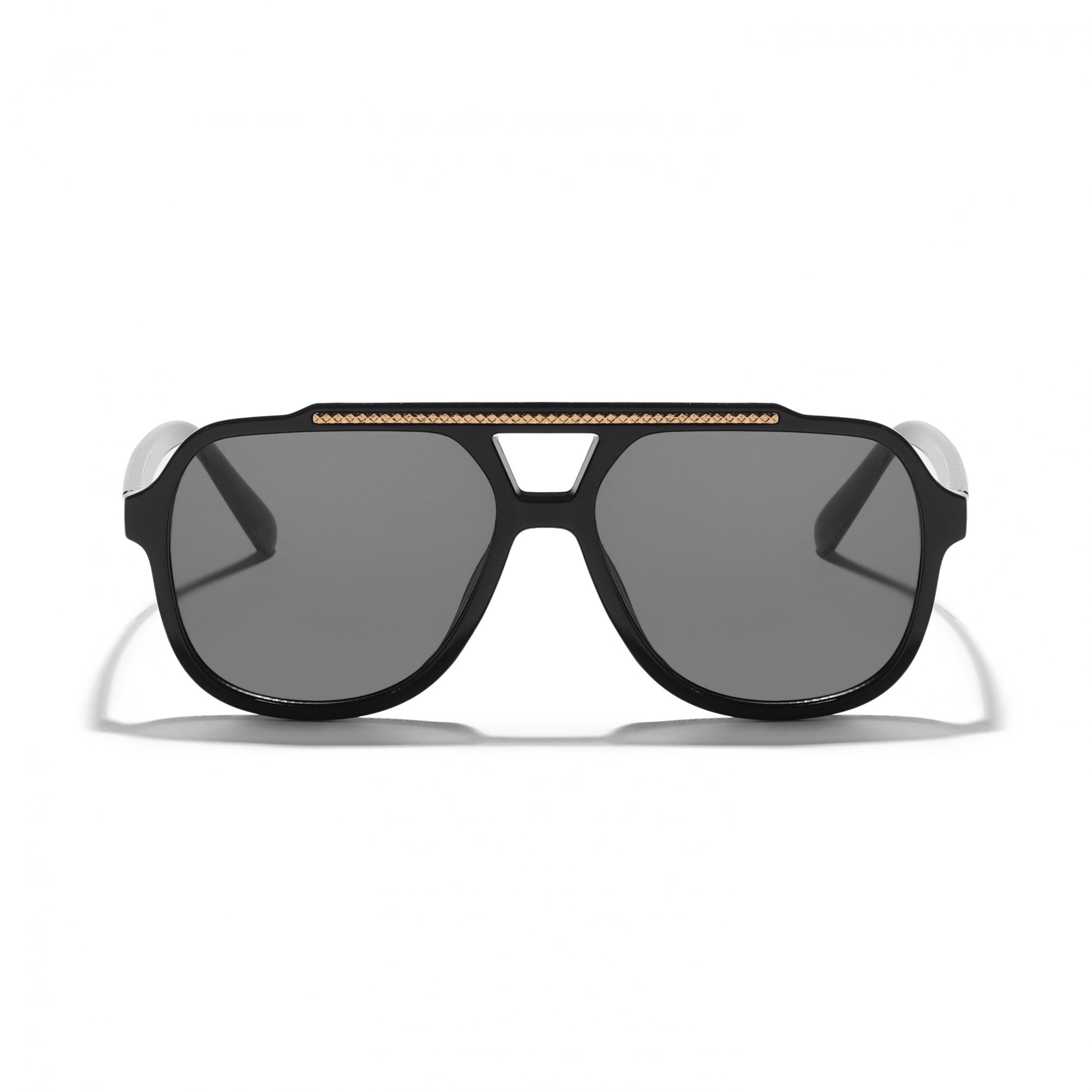 Top Bar Aviator Sunglasses For Men Women Gradient Lens UV400
