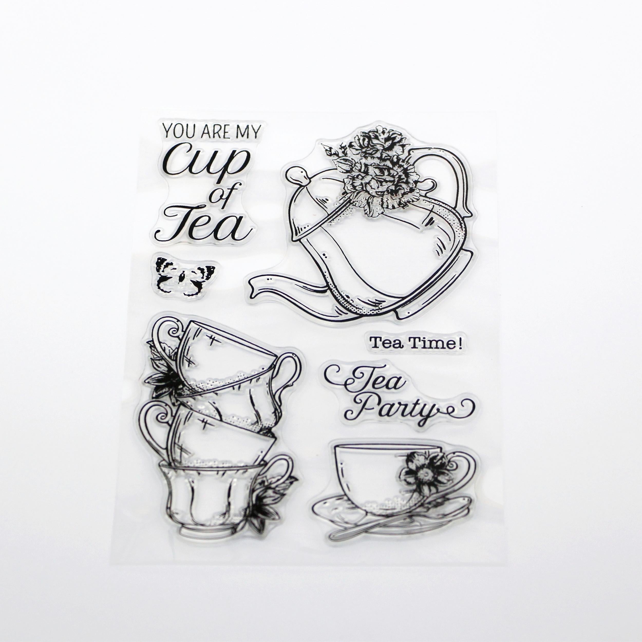 Tea Cup Teapot DIY Silicone Stamp