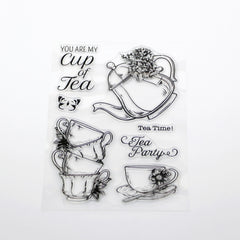 Tea Cup Teapot DIY Silicone Stamp