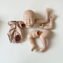 19 Inch Unpainted DIY Reborn Doll Kit With Cloth Body