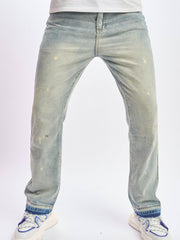 Loose Fit Distressed Denim Jeans Mens Casual Street Style Pants