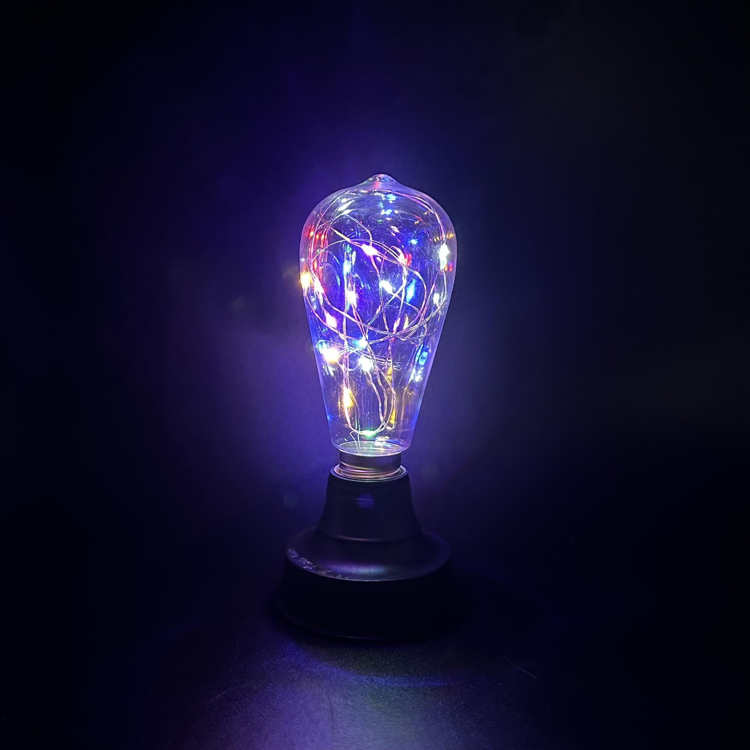 Large Wooden Melon Bulb Acrylic Night Light