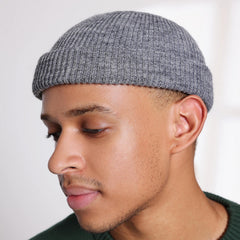 Men's Knitted Wool Thermal Hat for Snow Weather