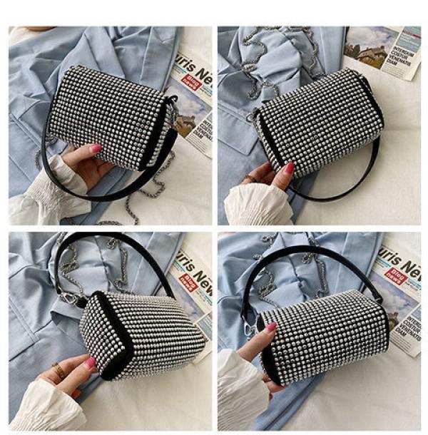 Rhinestone Shoulder Bag Crossbody Women's Handbag Party Purse
