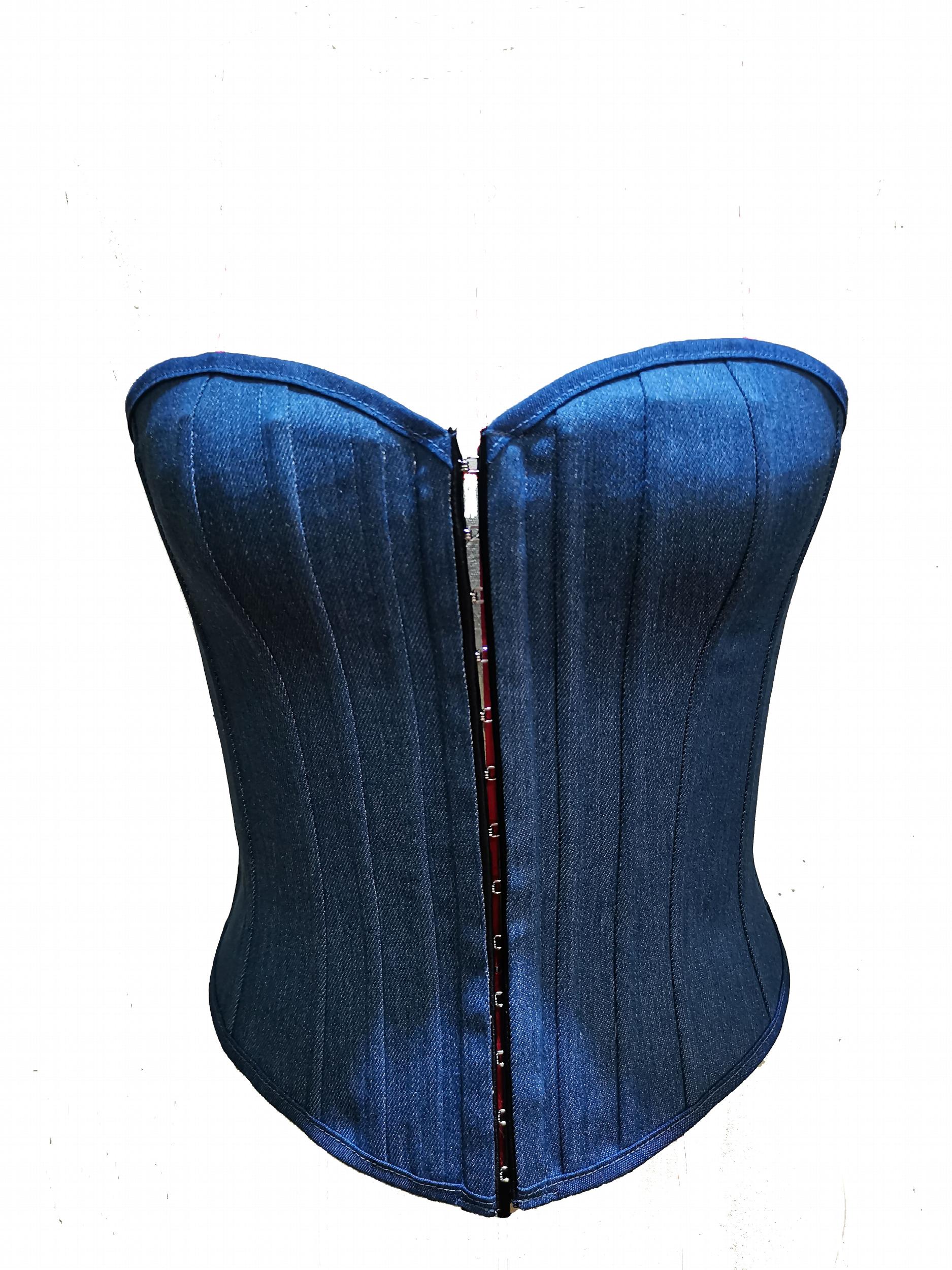 Strapless Lace Up Corset Bustier Body Shaper