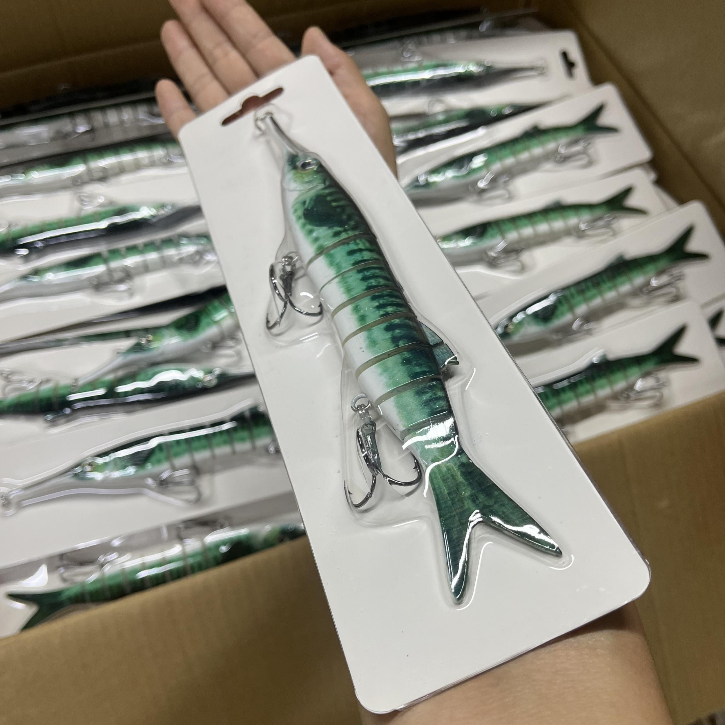 Realistic Fishing Lure High Plastic Bait for Bass Trout Various Species