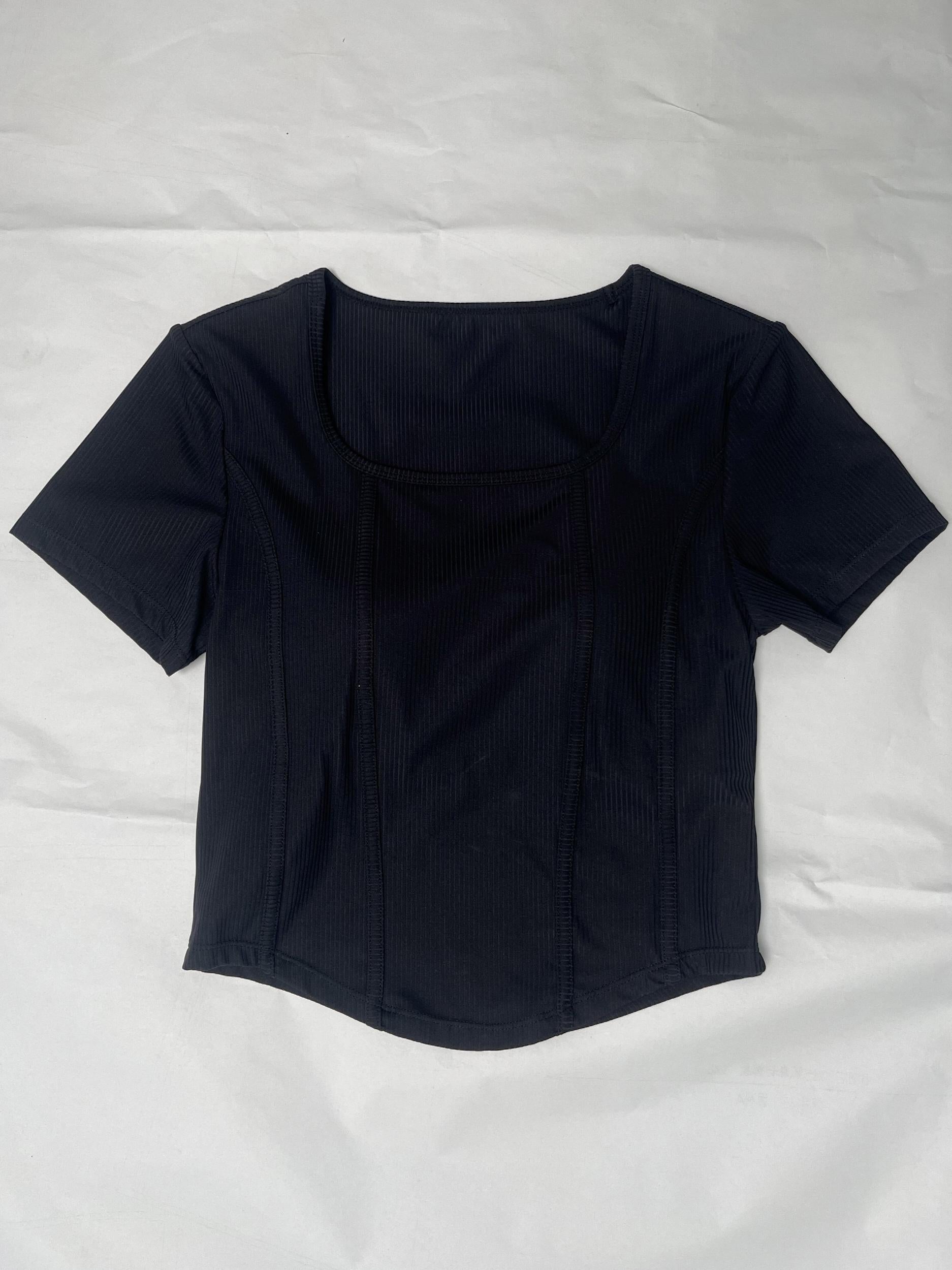 Women's Sports Crop Top for Workout Running Fitness Yoga Top