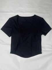 Women's Sports Crop Top for Workout Running Fitness Yoga Top