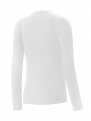 Ribbed Round Neck Long Sleeve T shirt for Women