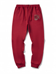 Men's Letter Print Jogger Sweatpants, Drawstring Sport Pants