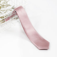 Pink Glitter Necktie Casual Tie Pre tied Shirt Tie For Women