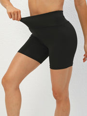 Seamless Hip Lifting Yoga Shorts High Waist Workout Activewear