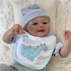 19in Reborn Baby Doll Lifelike Newborn Soft Touch 3D Skin Hand Painted