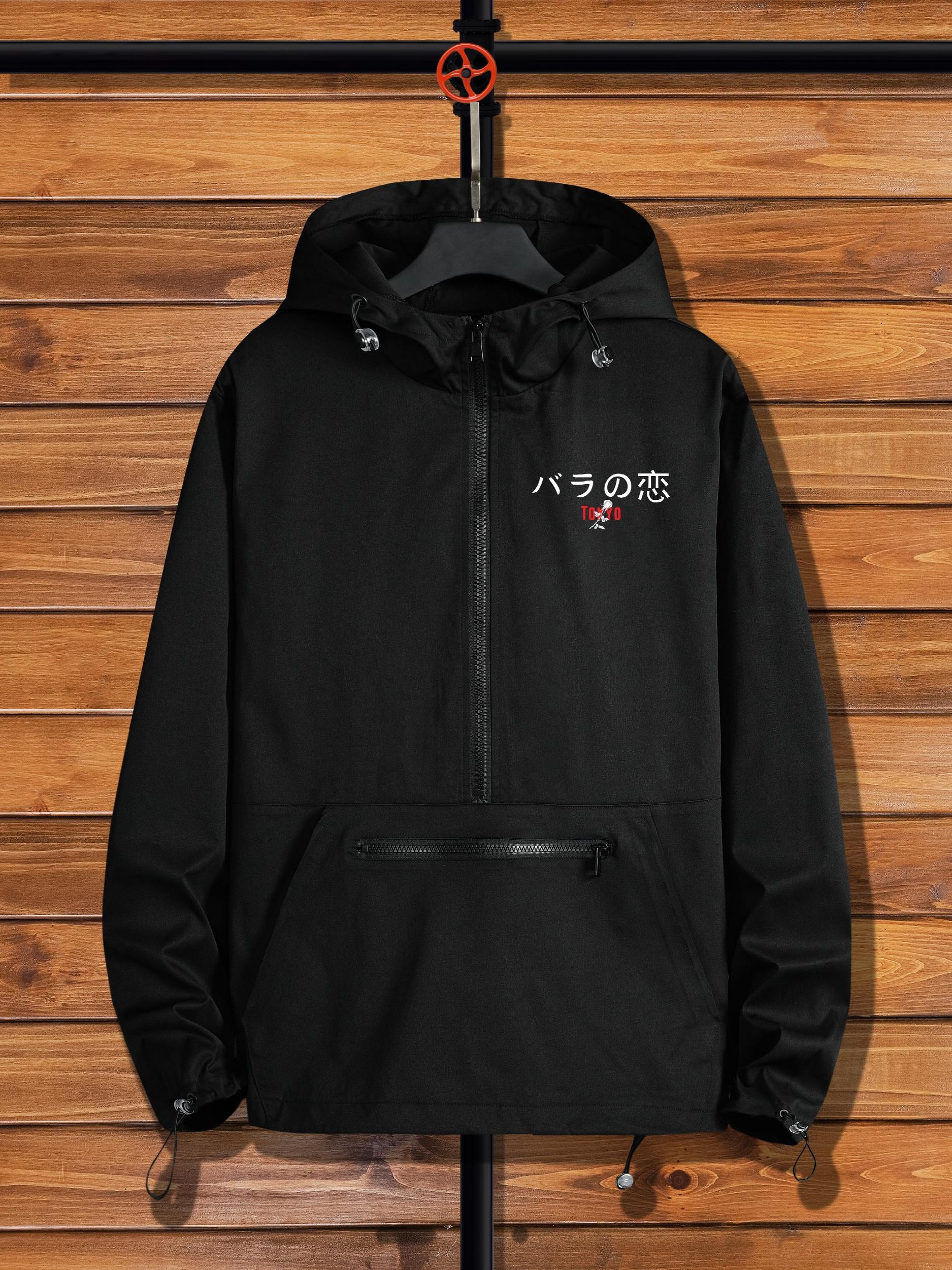 Men's Drawstring Hoodie Zip Up Pullover Sweatshirt