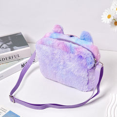 Tie Dye Plush Crossbody Bag Coin Purse Holiday Gift