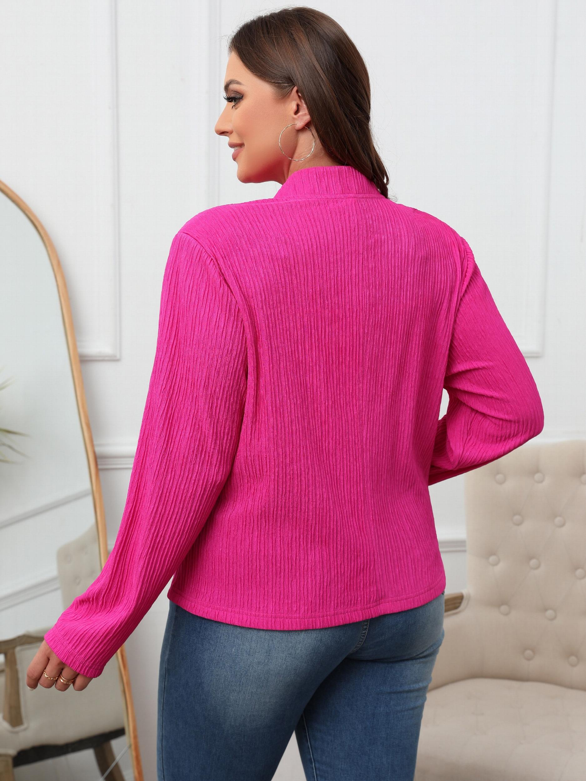 Long Sleeve Open Front Blazer