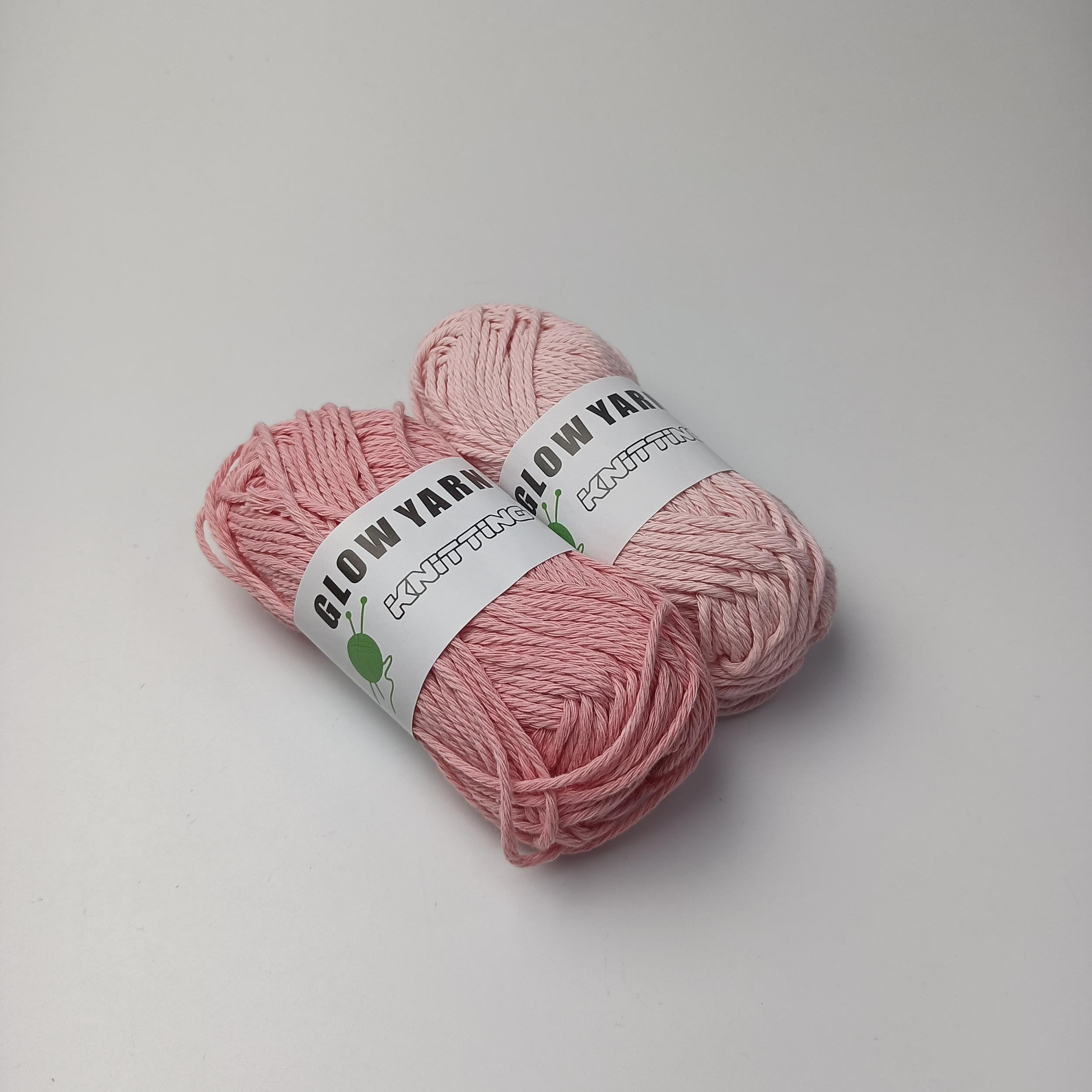 2-pack Glow In The Dark Yarn for Crocheting/Knitting 50g 45m