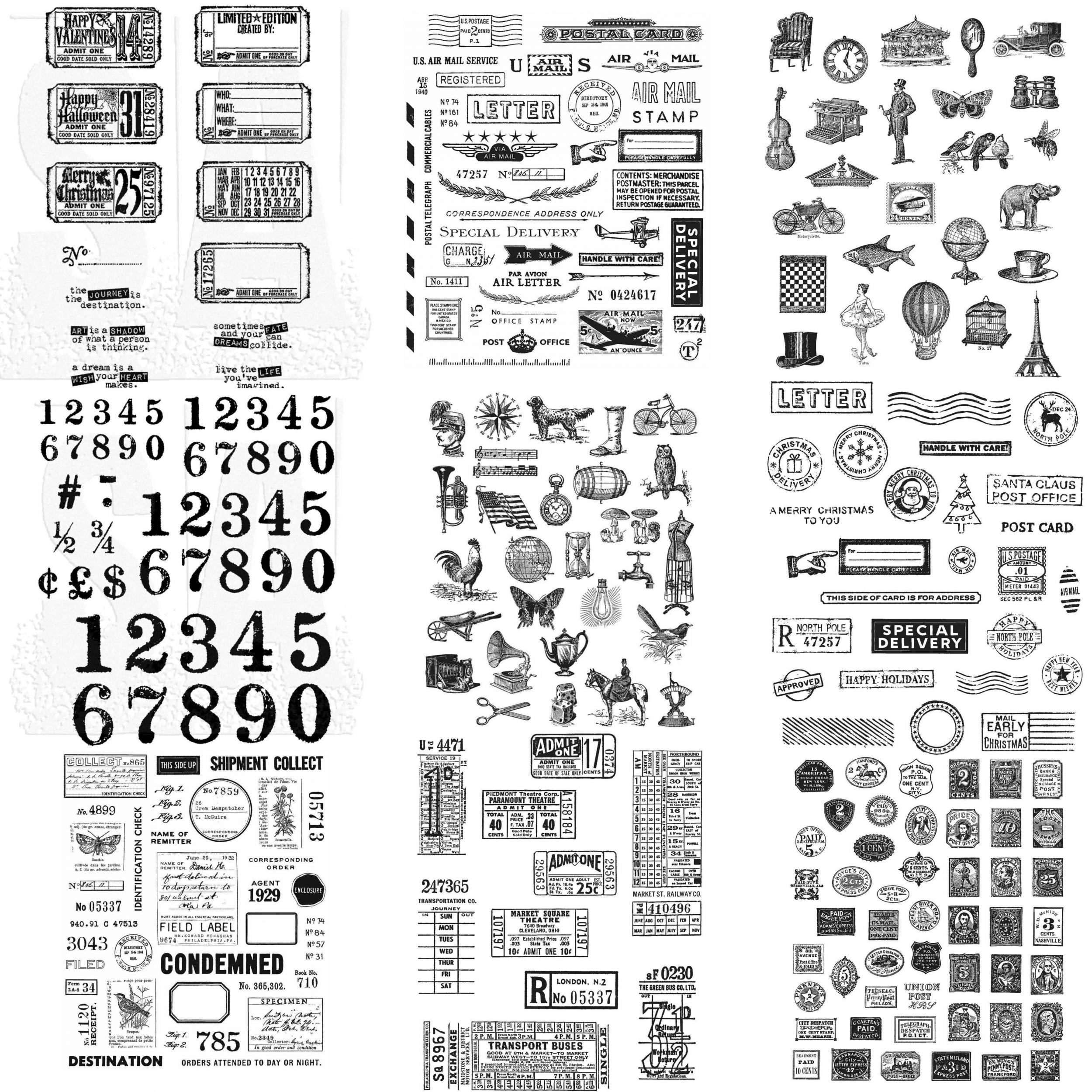 1pc Ancients Stamps Scrapbook Paper Craft Album Card Punch Art Stamps