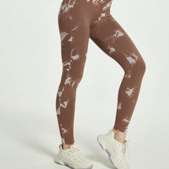 Tie Dye High Waist Leggings Yoga Running Tight Pants Women's Activewear