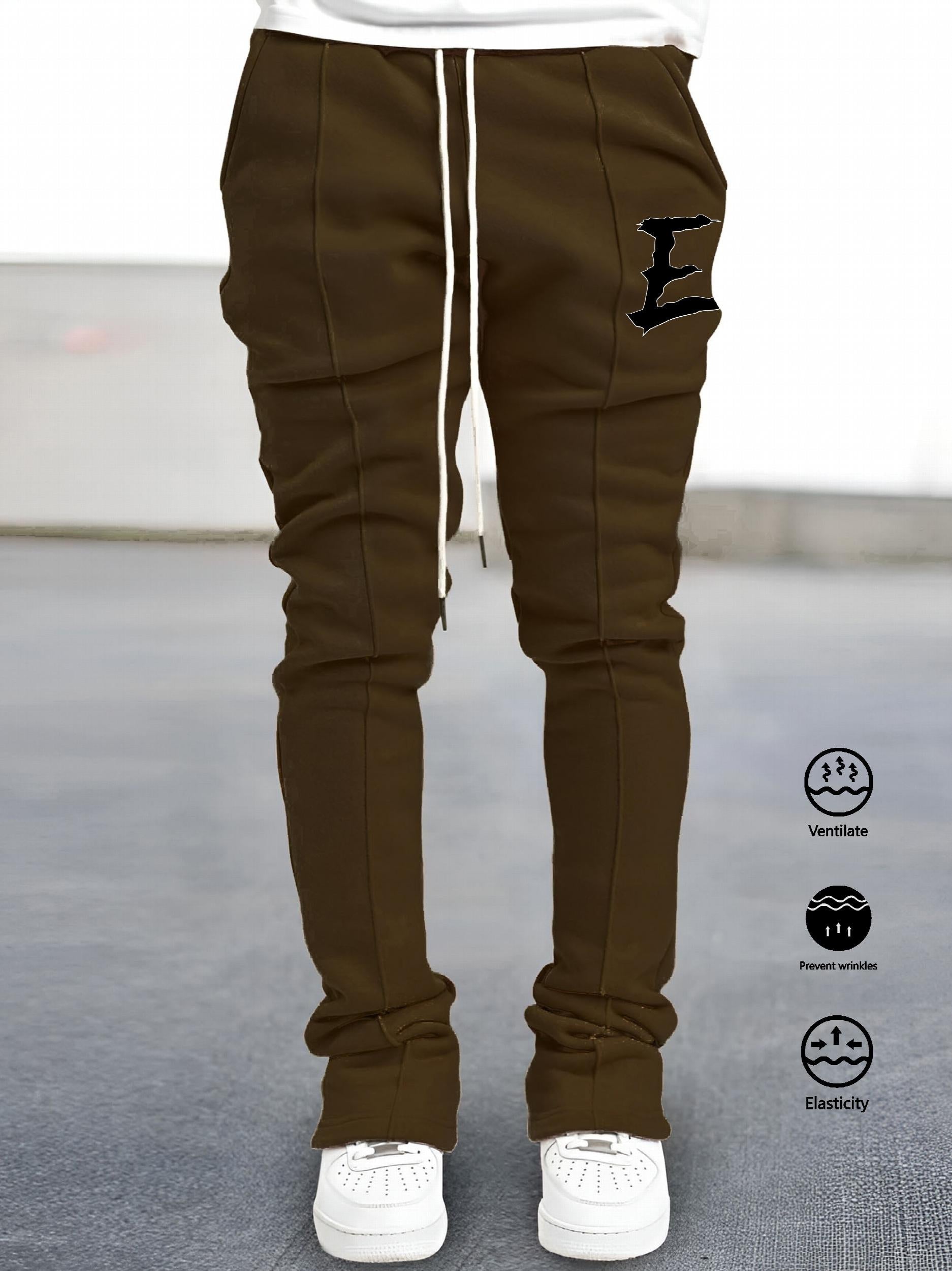 Bell Bottomed Pants Men's Casual Stretch Hip Hop Joggers