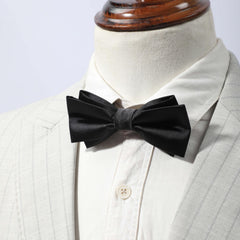 1PC Men's Double Layer Business Bow Tie