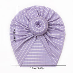 Cute Striped Baby Girls Cap for Photoshoots